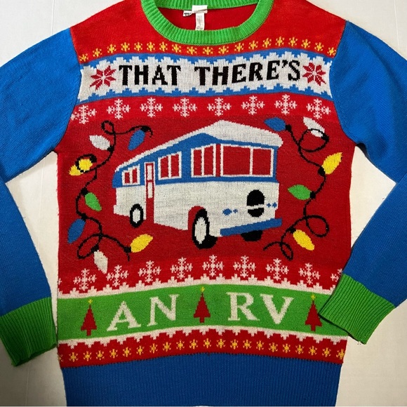 National lampoons Christmas vacation ugly but Awsome Christmas sweater medium - Picture 7 of 8
